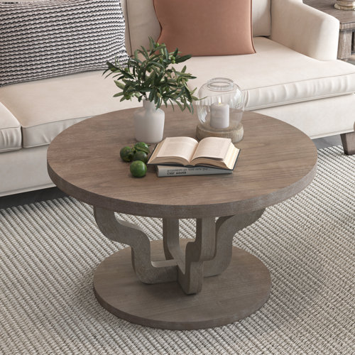 Round Standard (30 - 50 in.) Coffee Tables You'll Love - Wayfair Canada